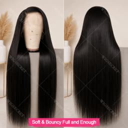 Real Full Lace Wigs Human Hair for Braided Wigs Bone Straight HD 13x5 Lace Frontal Wig Preplucked Brazilian Remy Hair For Women