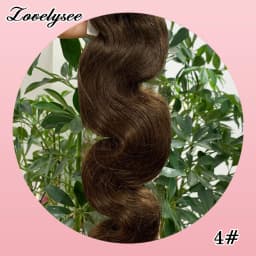 Body Wave Clip In Human Hair Extensions Brazilian 100% Remy Human Hair 10Pcs Clip In Hair Extensions For Women Full Head Clips