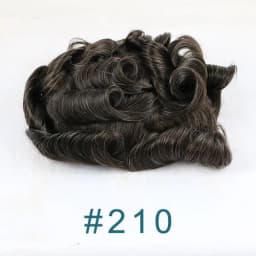 Super Natural Hairline 80Density 0.02mm Ultra Thin Skin Undetectable Vloop Men Toupee 1b20 520# Black Grey Human Hair Prosthesis