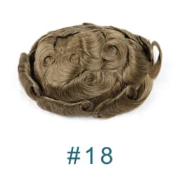 Super Natural Hairline 80Density 0.02mm Ultra Thin Skin Undetectable Vloop Men Toupee 1b20 520# Black Grey Human Hair Prosthesis