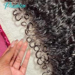 Phashion 26 28 Inch 13x6 Deep Curly Lace With Curly Baby Edges 6x6 Closure Real Hd Lace Melt Skin Full Frontal Only Human Hair