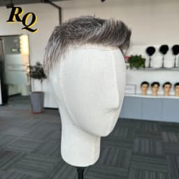 Pre Cut Styled Toupee Hair Men Thin Skin V Looped Human Hair Replacement System For Man 1B40 Hair Piece Protesis Hombre Male Wig
