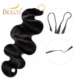 12A Knotless Pre Separated Body Wave Feather Crochet Human Hair 100% Remy Real Hair Extensions For Braiding Twist Feather Line