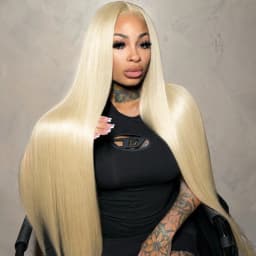 613 Blonde 13x6 HD Lace Frontal Wigs Pre Plucked Indian Raw Hair Straight 13x4 Lace Front Human Hair Wigs For Women 40 inch Honey Blonde Long Wigs Clearance Sale Bone Straight Wigs