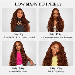 Brown Color Body Wave Crochet Human Hair Miracle Knots Feather Extensions Pre Separated For Boho Braids Lightweight Quick Install Natural Full Ends Reusable Protective Style Long Lasting Hair For Black Women