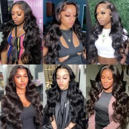 Smilegirl 220 Density 30 36 Inch Body Wave Lace Frontal Human Hair Wigs 13x6 13x4 Remy Transparent 5x5 Glueless Wig Lace Front Wig