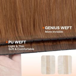 Full Shine 100 Grams Butterfly Weft Hair Extensions Human Hair Invisible Pu Hole Weft Extensions Highlight Genius Weft Hair