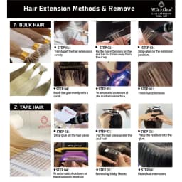 Wikytina V Light UV Light Hair Extension Kit Tools Set, Combo, UV Glue Remover Machine - Premium Salon Styling Tools Set Upgrade