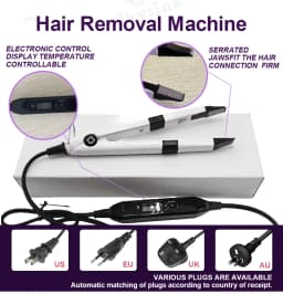 Wikytina V Light UV Light Hair Extension Kit Tools Set, Combo, UV Glue Remover Machine - Premium Salon Styling Tools Set Upgrade