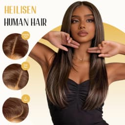 Chocolate Brown Bone Straight Dark Brown 200% Density 40 Inches 13x6 13x4 HD Transparent Lace Frontal Wig #4 Human Hair Wigs Pre Plucked For Women Brazilian Hair