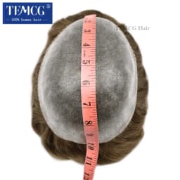 Men's capillary prothesis 0.12-0.14mm Injection Skin Toupee Men Wigs Male Hair Prosthesis Natural Human Hair System Wigs For Men