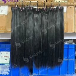 24 26 28 Inches 15A Double Drawn Human Hair Bundles Vietnamese Raw Hair Bundles 100% Human Hair Straight Bundles Unprocessed Hair 1/3/4 Extensions 2-5 Delivery Time