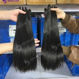 24 26 28 Inches 15A Double Drawn Human Hair Bundles Vietnamese Raw Hair Bundles 100% Human Hair Straight Bundles Unprocessed Hair 1/3/4 Extensions 2-5 Delivery Time