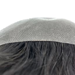 Men's Wig Human Hair Indian Remy Mens Toupee Skin Base 8x10 Inch Size Stock for Male Hair Replacement Systems