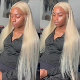 250% 300% Density 613 Honey Blonde Color 13x6 HD Lace Frontal Wigs Pre Plucked Indian Raw Hair Straight 13x4 Lace Front Human Hair Wigs For Women 38 40 inch