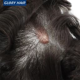 Gloryhair-NG Super Thin Skin Men Toupee 0.02-0.03mm V Loop Natural Hairline 90% Density Invisible Male Hair Unit Wig
