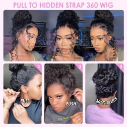 Smilegirl Invisib Strap 360 Full Lace Deep Wave Human Hair Wig With Invisible Drawstring Band Soft Deep Curly Wig Glueless Human Hair Wigs Wholesale