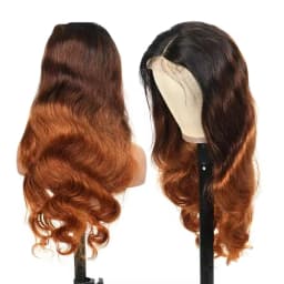 Body Wave 13x4 Lace Front Ombre Wig Human Hair Wig For Women Brazilian Blonde 1b/4/27/30 Lace Frontal Wig On Sale Clearance