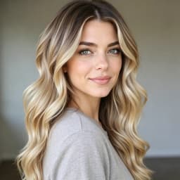 100% Human Hair Soft Highlight Blond Wave Hair 150 Density and 13×4 Wig Lace Front Wig, with baby Hair Pre Plucked