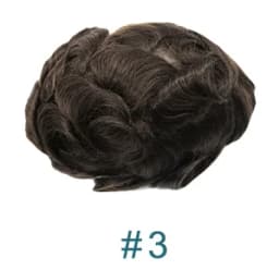 0.04- 0.06mm Natural Hairline Ultra Thin Skin Invisible Mens Toupee Cool Blonde Grey Male Human Hair Capillary Prosthesis System