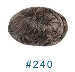 0.04- 0.06mm Natural Hairline Ultra Thin Skin Invisible Mens Toupee Cool Blonde Grey Male Human Hair Capillary Prosthesis System