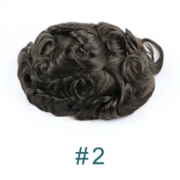 0.04- 0.06mm Natural Hairline Ultra Thin Skin Invisible Mens Toupee Cool Blonde Grey Male Human Hair Capillary Prosthesis System
