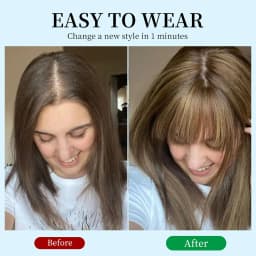 12in Hair Toppers for Women Real Human Hair Pieces Brown Blonde Highlight 10*12cm Silk Base Toppers for Women With Thinning Hair