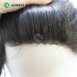 Bond - Durable Indian Human Hair Prosthesis Man Fine Mono Wig Man Toupee