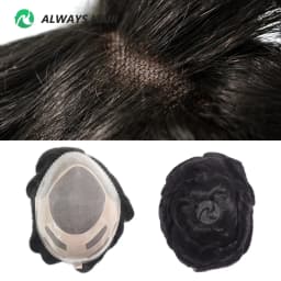 Bond - Durable Indian Human Hair Prosthesis Man Fine Mono Wig Man Toupee