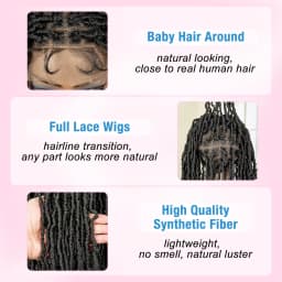 36 Inches Red Colored Super Long Synthetic Full Lace Braids Wigs Locs Dreadlock Knotless Box Braided Wigs for Afro Black Women