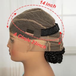 Full Lace Natural Bantu Braided Wigs Synthetic Braided Lace Wig with Baby Hair Knotless Braids Wigs for Black Women