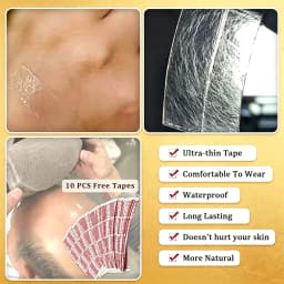 Silk Base Men Toupee Human Hair System For Man PU Around Realistic Male Hair Wig Men's Hairpiece Replacement Prosthesis