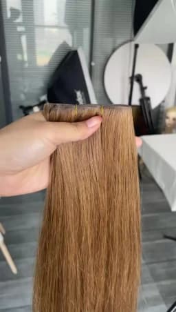 Isheeny Straight Long Tape Weft Hair 12"-22" Invisible PU Skin Weft Human Hair Extensions Natural Inject Hair Bundles 80-100g