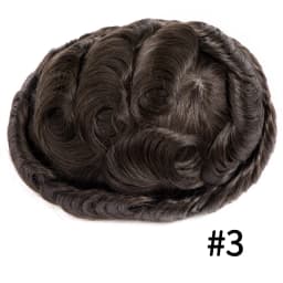 Male Hair Prosthesis 0.03mm Thin Skin Base Men's Capillary Prosthesis Remy Human Hair Men's Wig Replacement System Wigs For Men