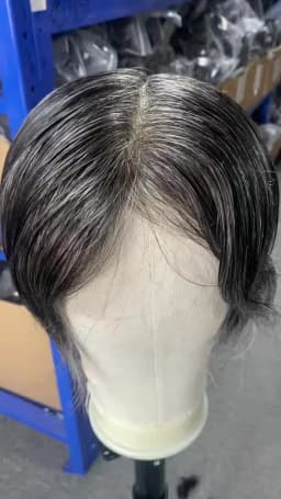 Male Hair Prosthesis 0.03mm Thin Skin Base Men's Capillary Prosthesis Remy Human Hair Men's Wig Replacement System Wigs For Men