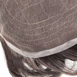 Men's Full Swiss Lace Wig Bleached Knot Human Hair Toupee Durable Comfortable All-Day Wear Hairpiece