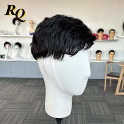 Pre Styled Men's Toupee Capillary Prosthesis Durable Human Hair Mono Toupee Wig for Men Hair Replacement Systems Hair Piece Male