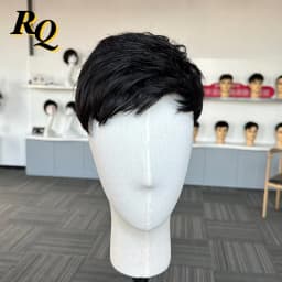 Pre Styled Men's Toupee Capillary Prosthesis Durable Human Hair Mono Toupee Wig for Men Hair Replacement Systems Hair Piece Male