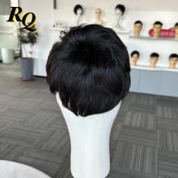 Pre Styled Men's Toupee Capillary Prosthesis Durable Human Hair Mono Toupee Wig for Men Hair Replacement Systems Hair Piece Male