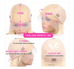 38 Inch 613 Blonde 13X6 HD Transparent Lace Front Wigs Human Hair 200 Density Straight Lace Frontal Human hair Wigs Pre Plucked