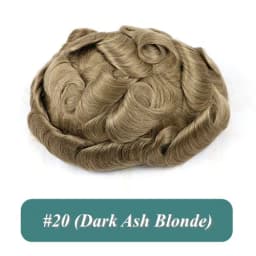 Natural Hairline 0.02mm Super Thin Skin Base Men's Toupee 80~90% Density Grey Male Human Hair Capillary Prosthesis System Wigs