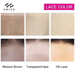 UNice 5x5 HD Lace Closure 26Inch Straight Human Hair Lace Closure 4x4 Transparent Lace Closure 1PC Free Part