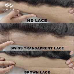 UNice 5x5 HD Lace Closure 26Inch Straight Human Hair Lace Closure 4x4 Transparent Lace Closure 1PC Free Part