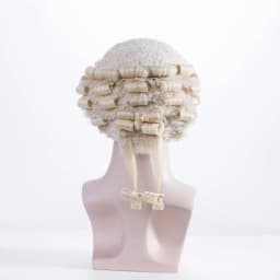 Synthetic Hair Men Lawyer Wigs 613 Blonde Heat Resistant Fiber Handmade Comfortable to Wear Judge Lawyer Cosplay Use Hair Wigs