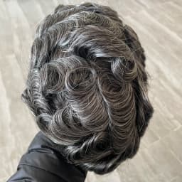 30mm Wave Human Hair Cheapest Thin Micro Skin Base Natural Hairline Toupee for Men Hair Loss Scallop Front Capillary Prosthesis