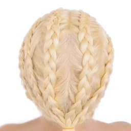 613 Blonde Full Lace Human Hair Wig Loose Body Wave Pre Plucked Baby Hair Can Part Anywhere For Black Women