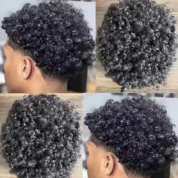 Afro 15mm Curly 2026 New Toupee For Men African American Wigs Human Hair Invisible Skin Pu Base Replacement System Prosthesis