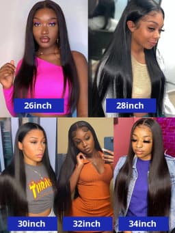 Original Vietnamese Virgin Raw High-quality 30 40 Inch Bone Straight 13x4 13x6 HD Transparent Lace Frontal Wig PrePlucked Baby Hair For Women Female Glueless Wig Human Hair Smooth Silky Straight Lace Front Wigs 250% Density on Clearance Sale