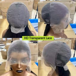 26 28 30 inch Wig Frontal Lace HD 13x6 human hair smooth in pre-thinked top quality to Super soft density for women Delivery 1-3 days