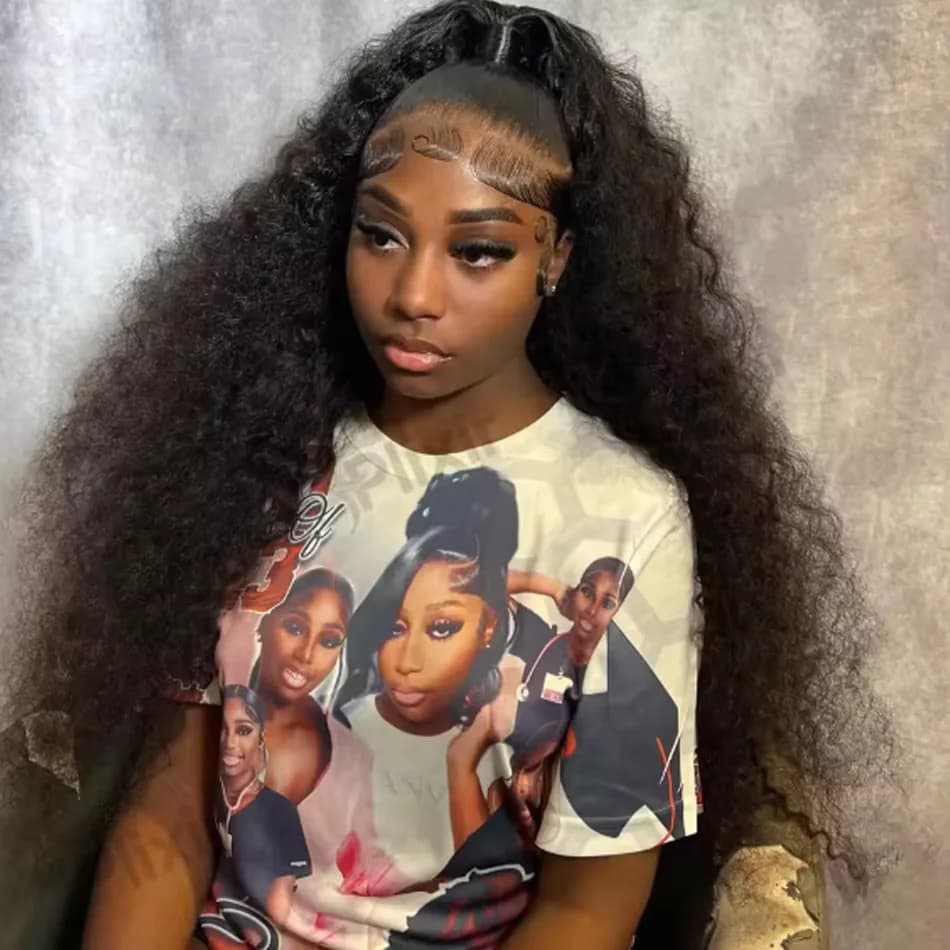 Natural Black Deep Wave Human Hair 13x6 HD Transparent Lace Front Wig 7x6 Brazilian Remy Human Hair Pre Plucked Baby Hair Glueless Wear And Go 200% Density Soft Bouncy Minimal Shed No Tangle Beginner Friendly For Women 40 46 Inch